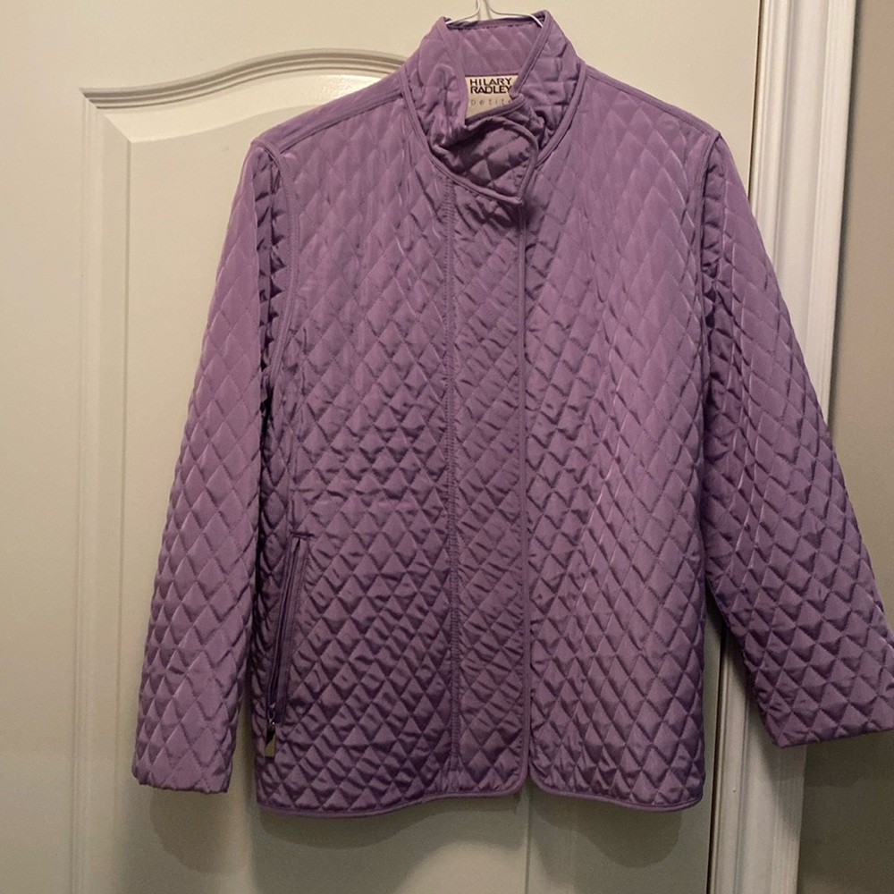 Comfy and stylish quilted jacket by Hilary Radley